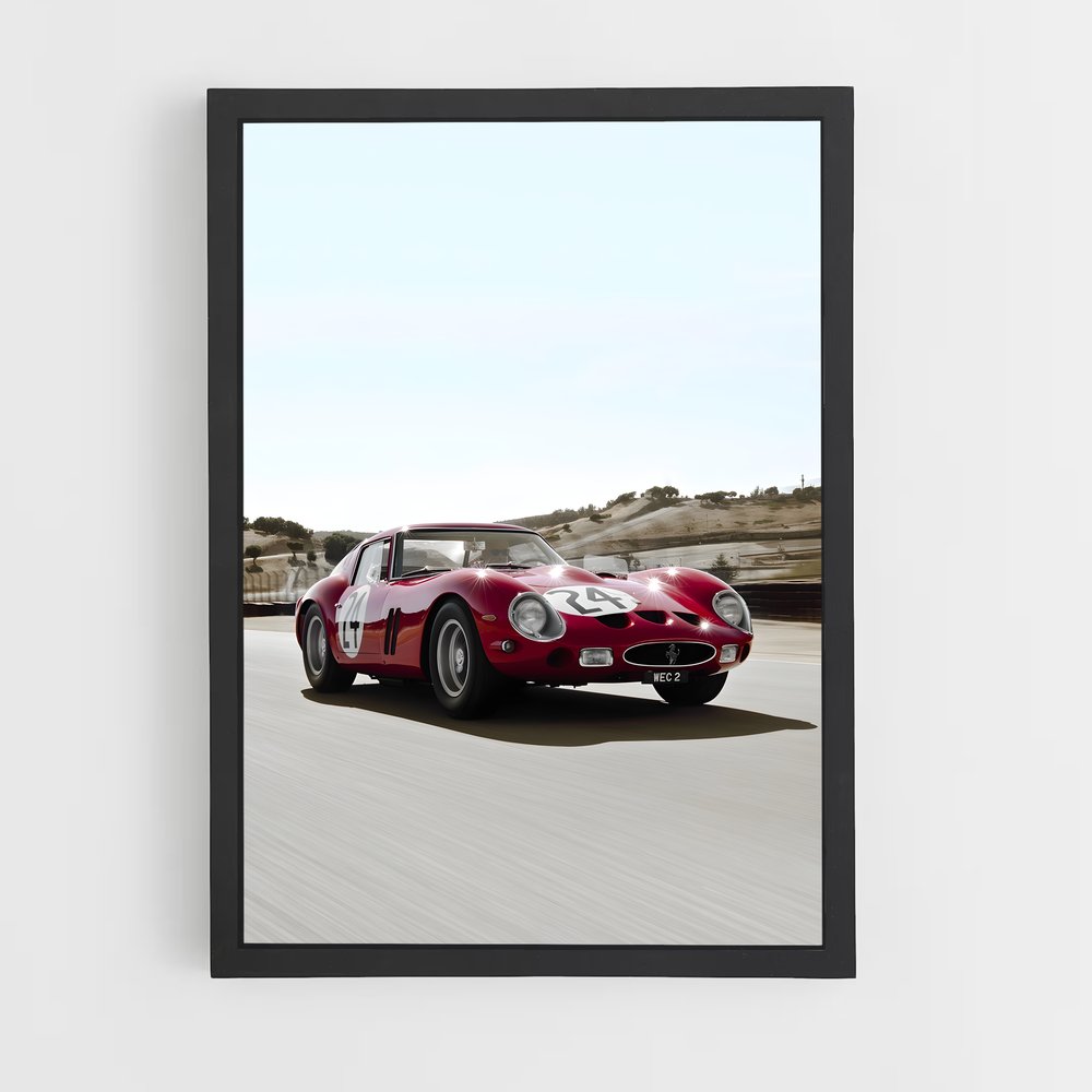 Poster gto de Vitesse – affiche Ferrari (vue 2)